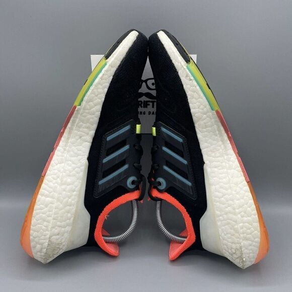 Adidas Ultraboost 22 W Core Black/Skyrus/Turbo GY8681 Women's Size 8.5 M - Picture 7 of 9